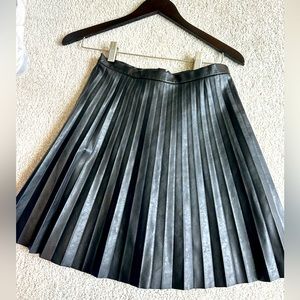 J Crew Faux Leather Mini Skirt
